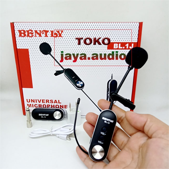 Mic Jepit Klip On BENTLY BL-1J Mikrofon Model Kancing Jepit ORIGINAL Mik Multifungsi Mik Senam MIK I
