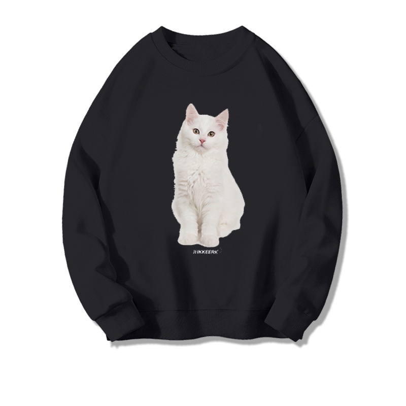 2 warna korean style atasan baju wanita kekinian Sweater Oversize  Cat Wanita/Switer Wanita