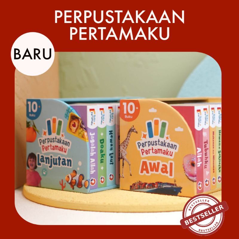 [Ready Stok] Boardbook Perpustakaan Pertamaku Usia ± 2 tahun Grow The Sead Paket Joy dan Paket Corio