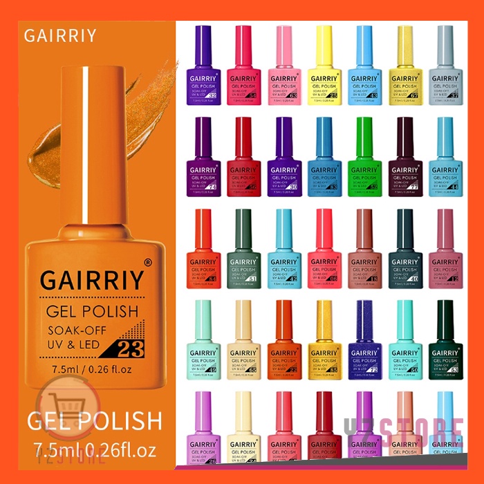 GAIRRIY Kutek Gel Uv Nail Polish Art Cat Kuku Kode No 01-50 YZ219