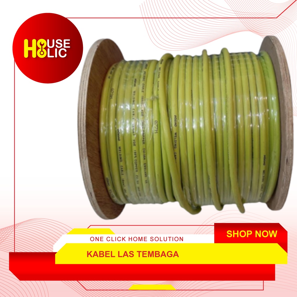Kabel Serabut Mesin Las Tembaga 16 MM / Welding Cable 16mm Permeter