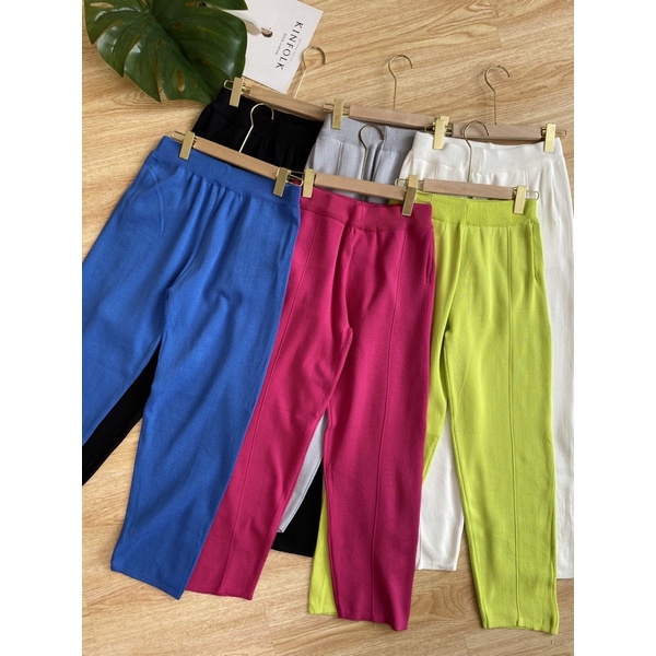 Riana Knit Pants / Celana Rajut Import Wanita