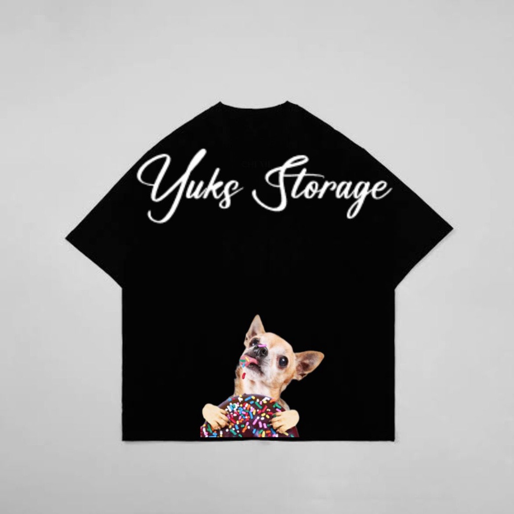 KAOS ORIGINAL CHIHUAHUA YUKS OVERSIZED COTTON COMBED 24s