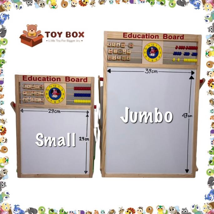 

TERLARIS [SIZE JUMBO] EDUCATION BOARD 2 IN 1- PAPAN TULIS EDUKASIANAK MAGNETIC /ALAT TULIS AESTHETIC/ALAT TULIS SEKOLAH/ALAT TULIS SET/ALAT TULIS LENGKAP/ALAT TULIS ANAK/ALAT TULIS LUCU