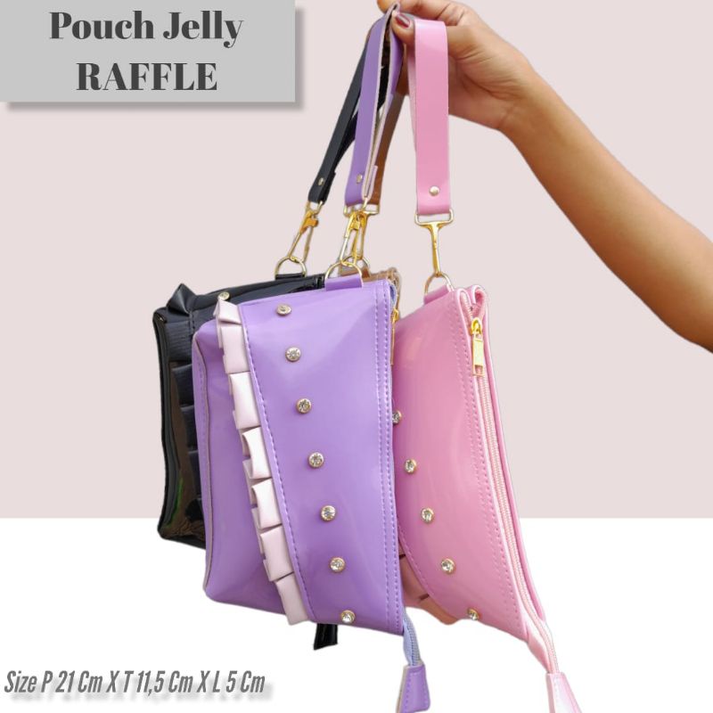 POUCH JELLY RUFFLE /DOMPET KEKINIAN SERBAGUNA