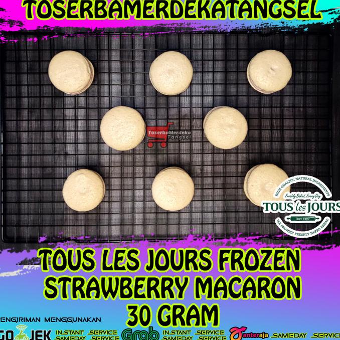 

Tous Les Jours Premium Frozen Macaron 30 Gram (Isi 12 Pcs)