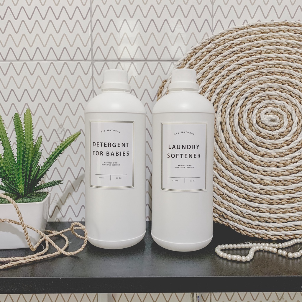 Modern Botol Organizer Aesthetic Refill Laundry Cleaning / Tempat Cairan Pembersih Lantai Rumah / Sa