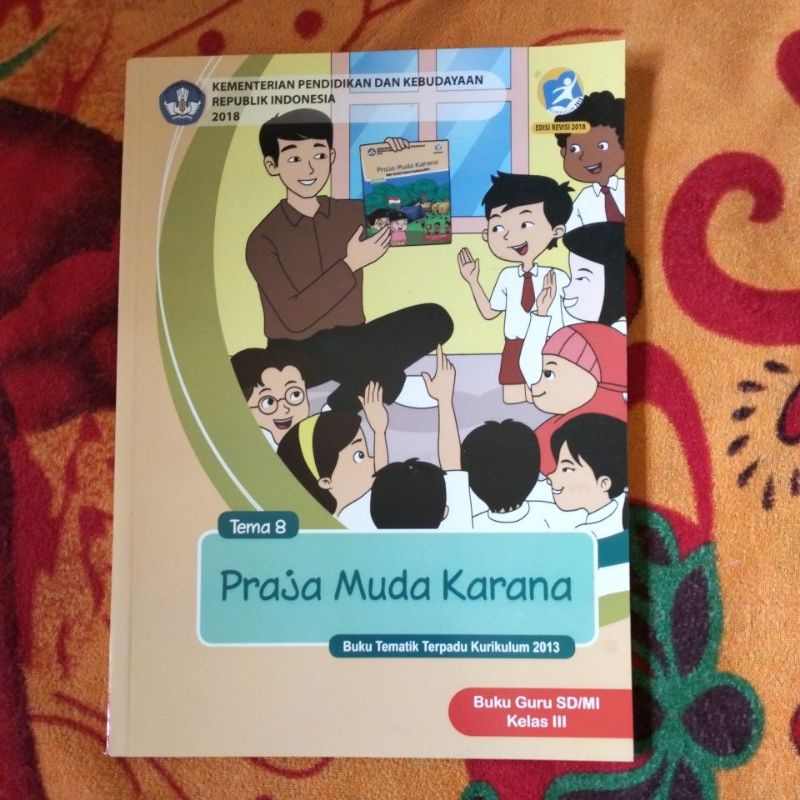 ORIGINAL BUKU GURU TEMA 8 PRAJA MUDA KARANA KELAS 3 SD