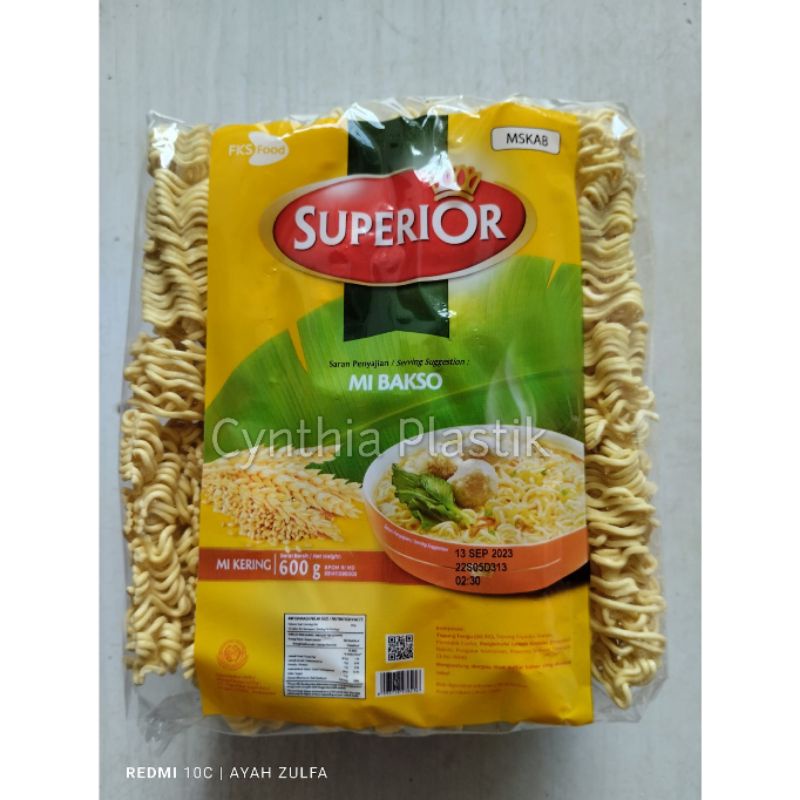 

MIE KERING - MIE BAKSO SUPERIOR 600gr