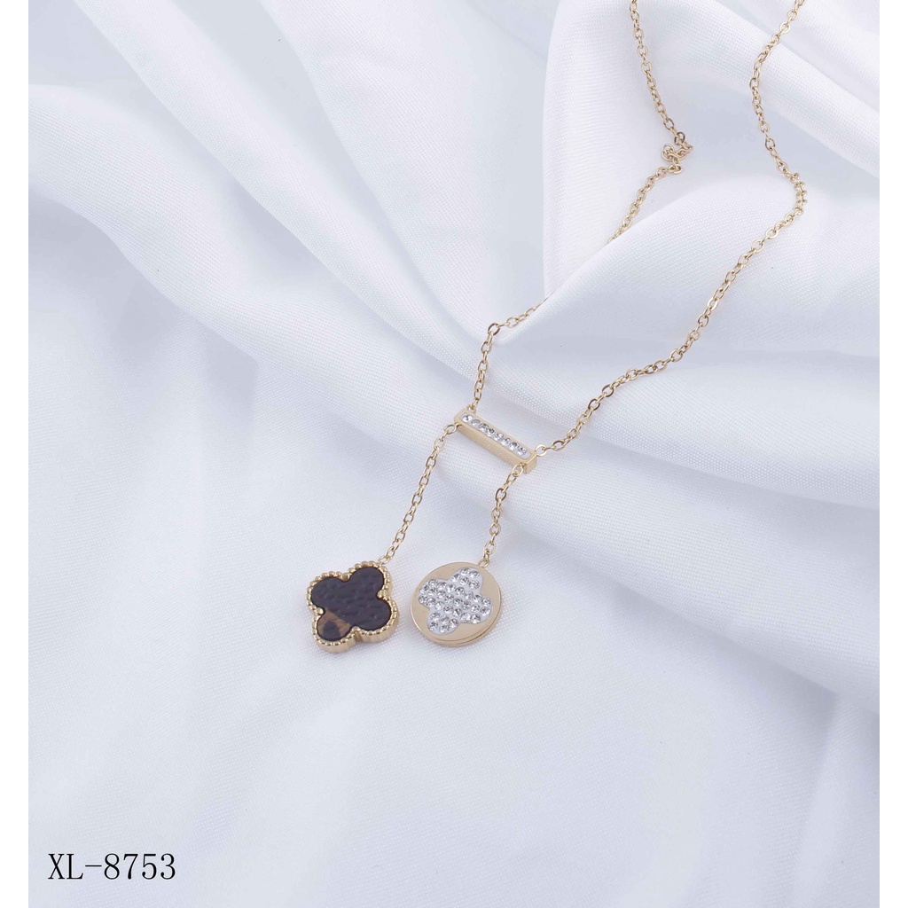 Kalung Titanium Permata Perhiasan Wanita Jewelry 8753