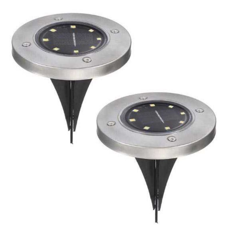 TaffLED Lampu LED Tanam Solar Outdoor 8 LED Waterproof - CL-022