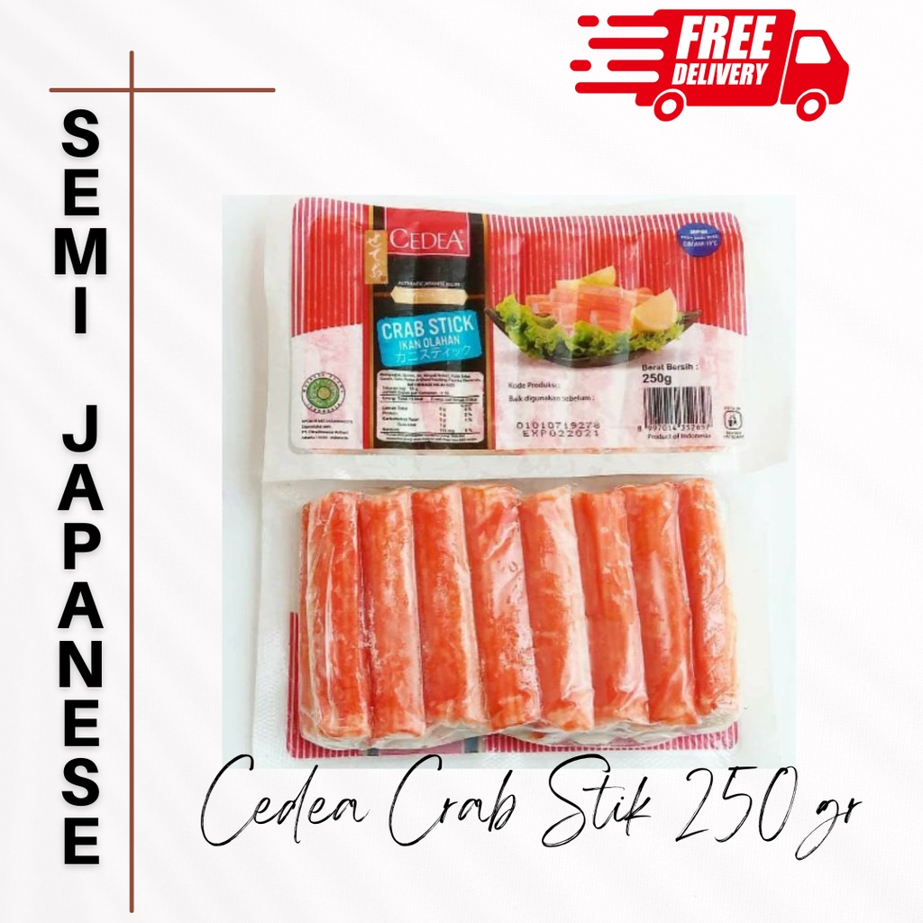 

Cedea Crab Stik 250 gr Halal | Stik Kepiting Halal 16 pcs