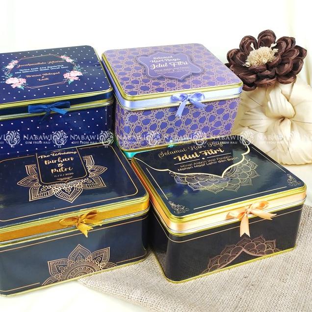 Hampers Gift Box Tin Sajadah Al Quran Souvenir Pengajian Tahlilan - Paket Lengkap