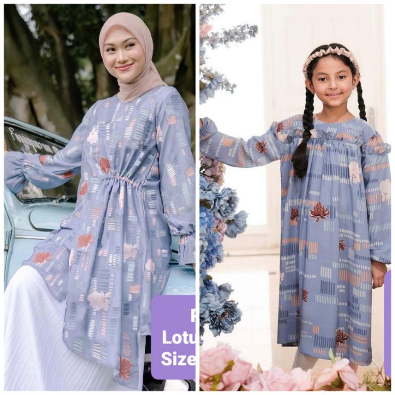 LOTUS BLOUSE LOTUS KIDS by vanilla hijab (PRELOVED)