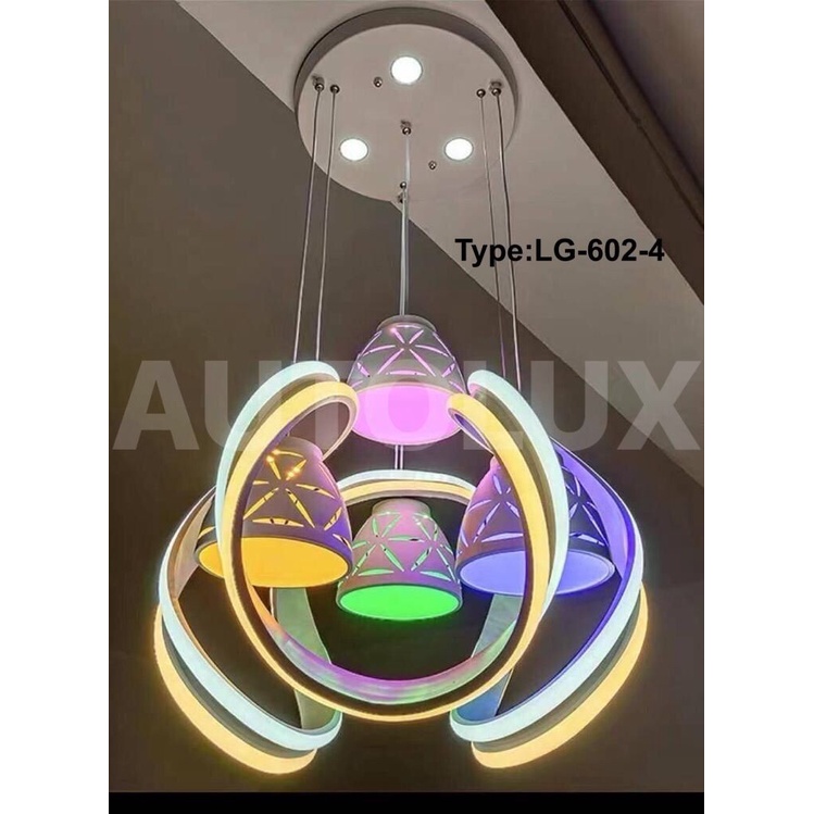 LAMPU GANTUNG LED HIAS RUANG TAMU MINIMALIS