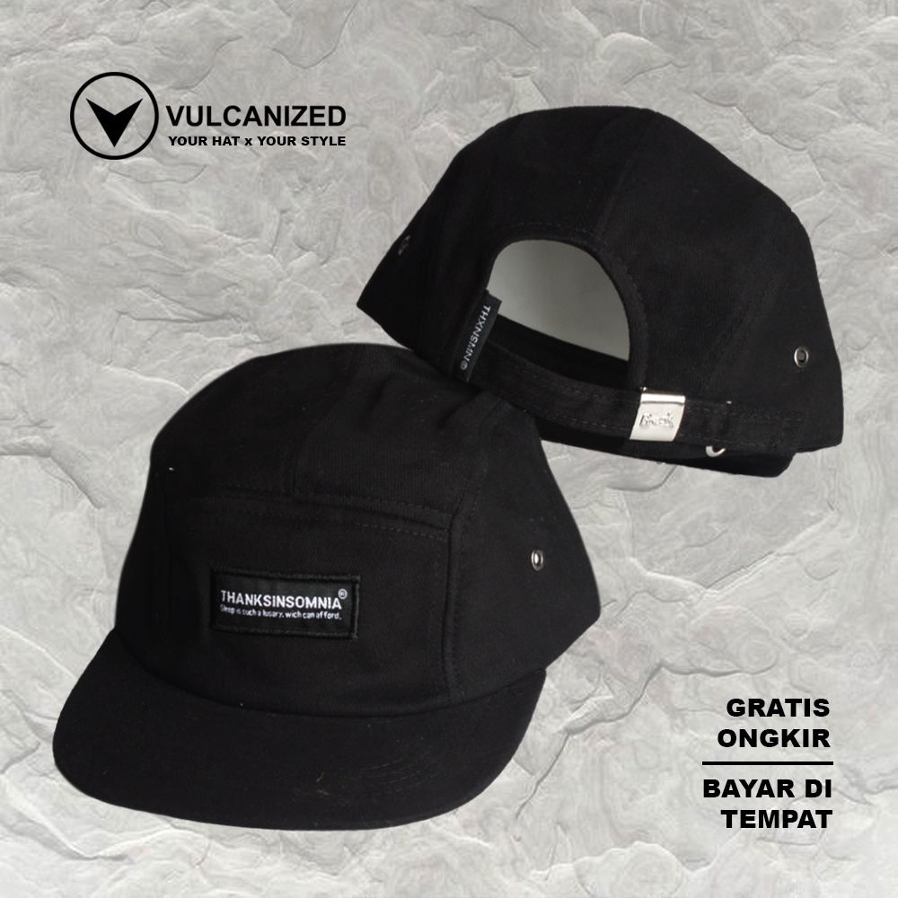 TOPI PRIA MURAH BORDIR 5 PANEL DISTRO PREMIUM BRANDED THANKSINSOMNIA HIPHOP BAHAN ORI RAFEL