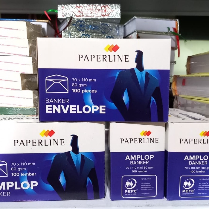 Amplop Putih KN 70x110mm 80 gram Paperline dengan Perekat