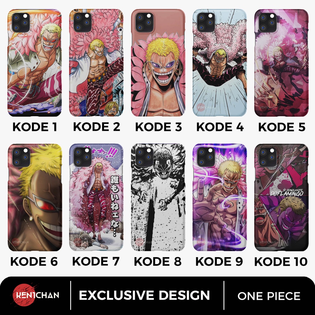 Case Custom DONQUIXOTE DOFLAMINGO One Piece Anime