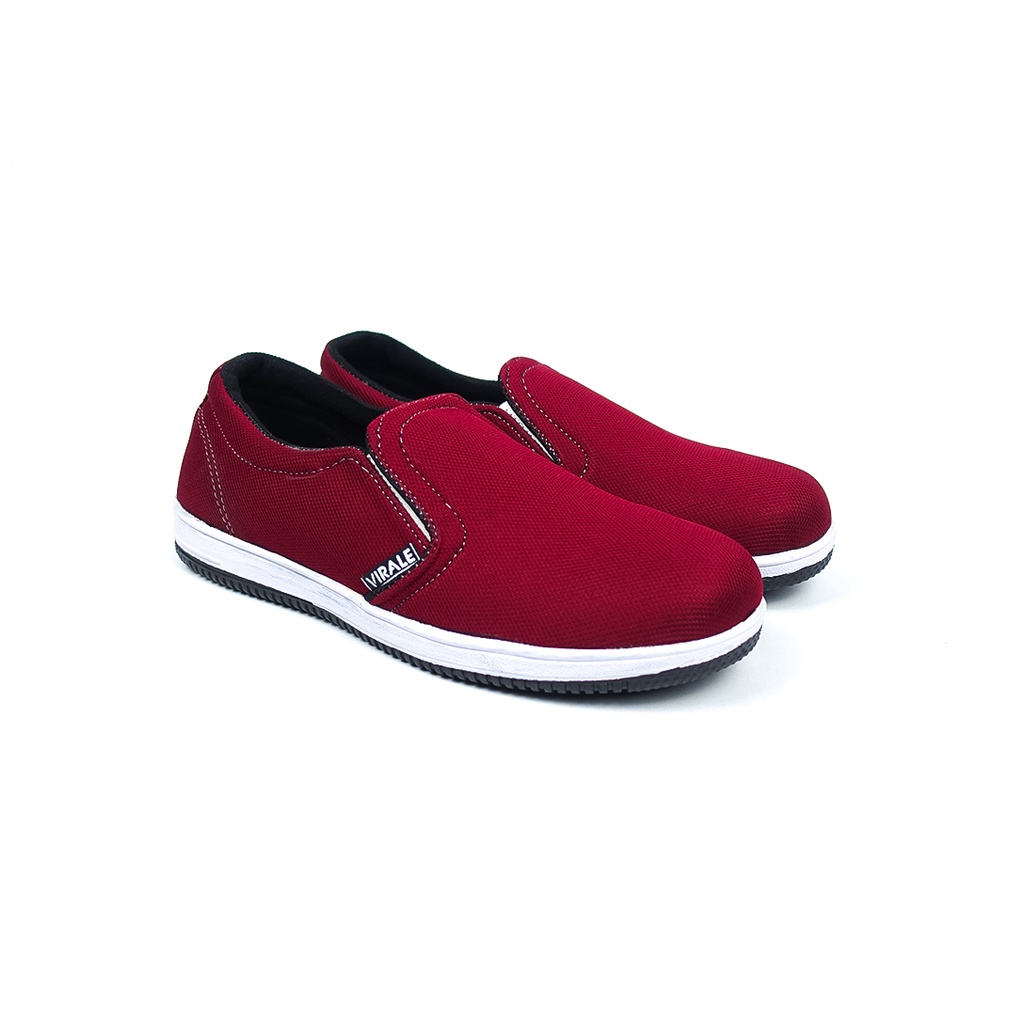 Sepatu Slip On Canvas Model Casual Pria CS 02