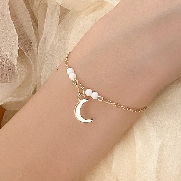 gelang bulan simple retro moon bracelet jge120 (3D2)