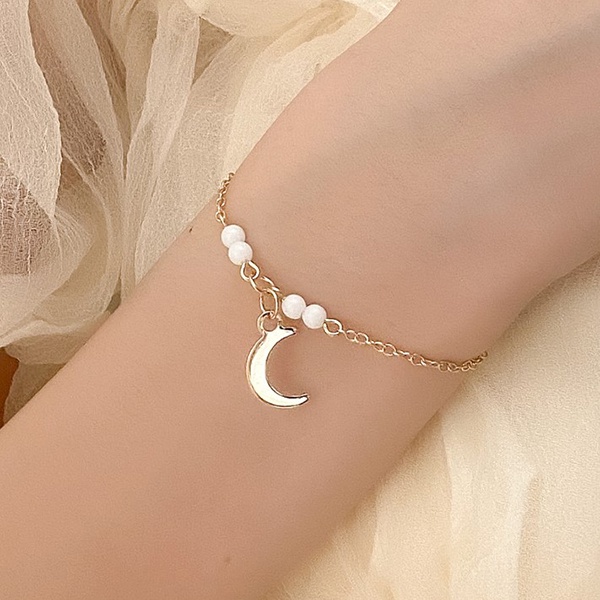 gelang bulan simple retro moon bracelet jge120 (3D2)