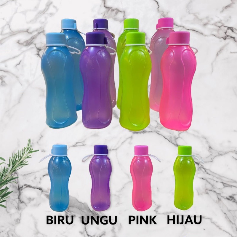 Botol Minum Plastik 500 ML &amp; 1000 ML / Botol Air Minum Murah / Coolpot / Botol Kulkas