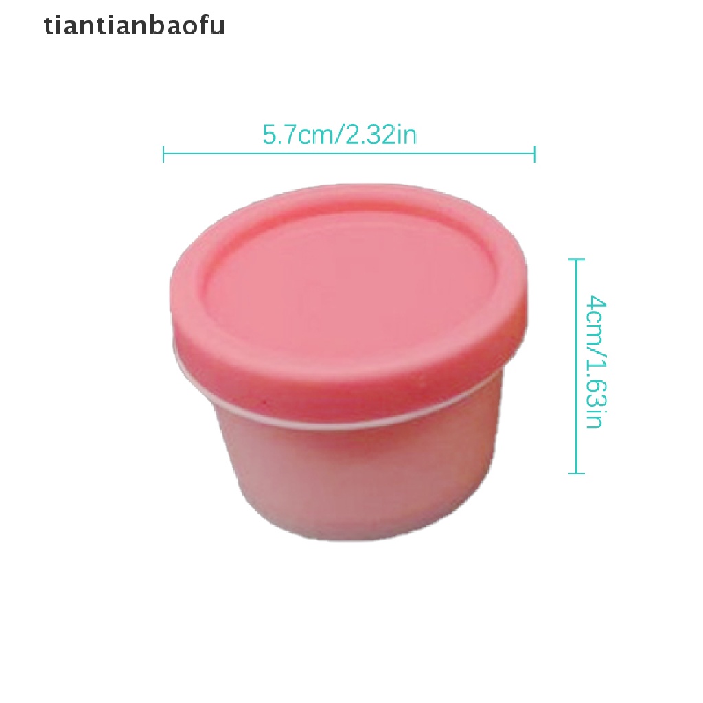 1 Pc Botol Jar Kosong Isi Ulang Bahan Plastik Portable 50g Untuk Travel