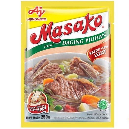 

Masako Penyedap Makanan Rasa Sapi 250 gram