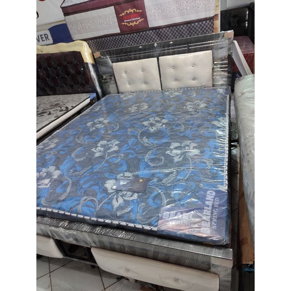 Spring Bed Murah Olympic BEARLAND Honey Springbed Matras Kasur Busa Divan Box Set Sandaran Central  