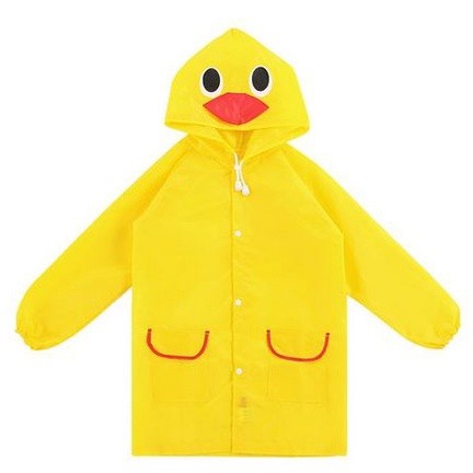 Jas Hujan Anak Funny Raincoat Motif Lucu Bahan Polyester