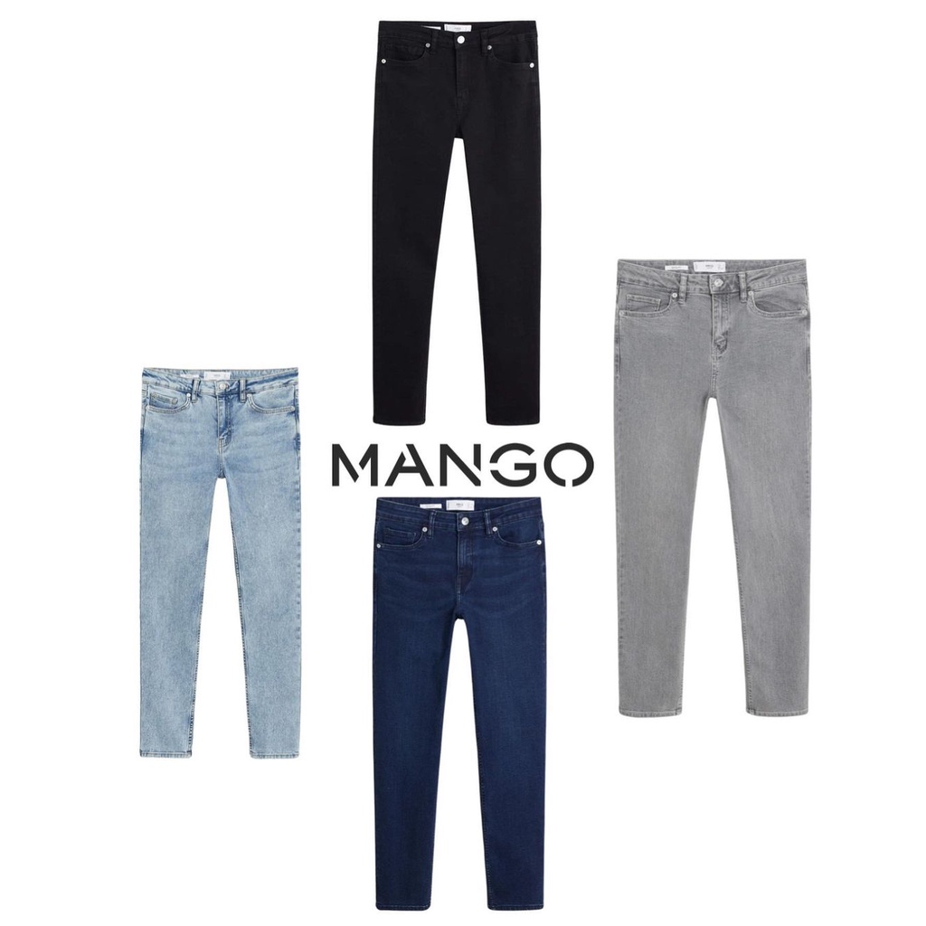 Mango Mid Waist Skinny Jeans - Celana Jeans Skinny Wanita