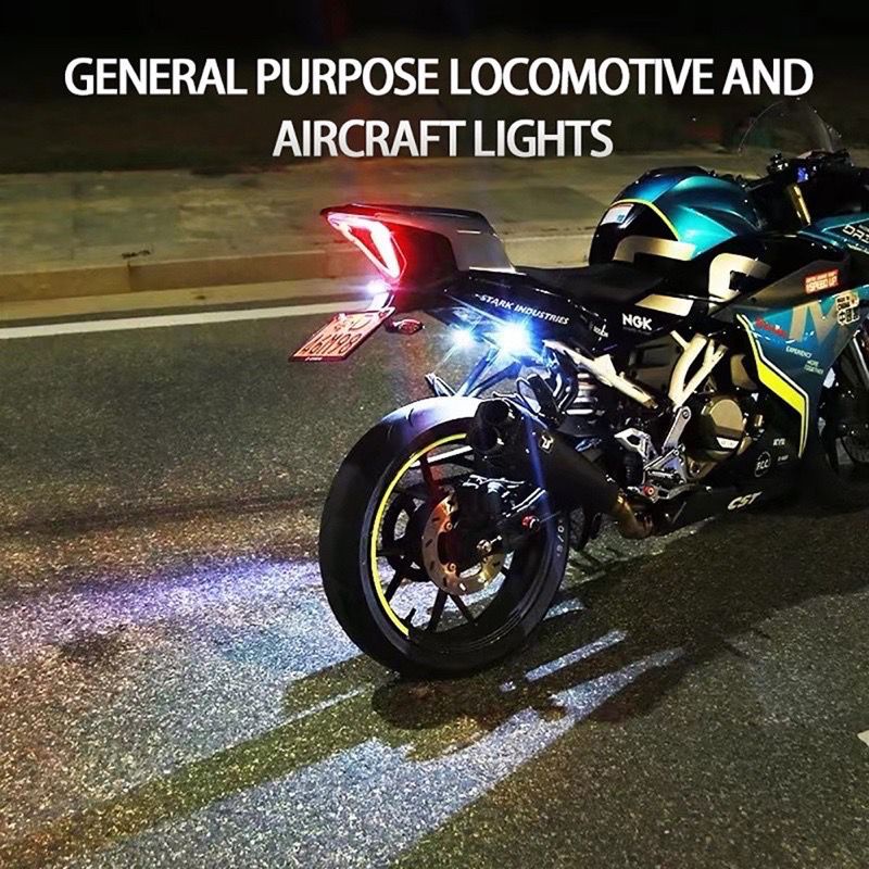 LAMPU LED KEDIP PESAWAT RGB  LED AIRCRAFT PLANE 7 WARNA USB MOBIL MOTOR BANYAK MODE