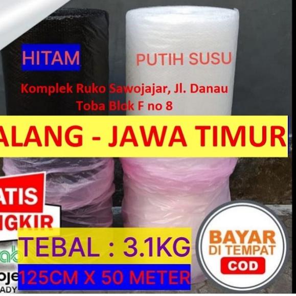 

Bubble Wrap Roll - HITAM 2KG