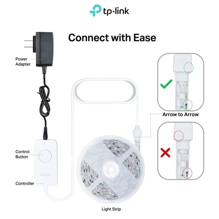 Smart lamp TP-LINK L920-5 Wi-Fi Light Strip Multicolor tapo L920-5