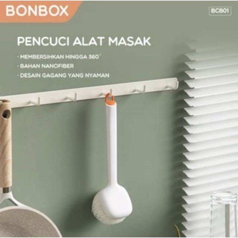 Bonbox BCB01 Pencuci Alat Masak, Dinding, Bak Cuci Serbaguna Long Handle