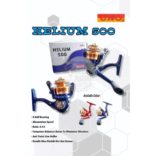 Reel Pancing Udang UNO Helium 500