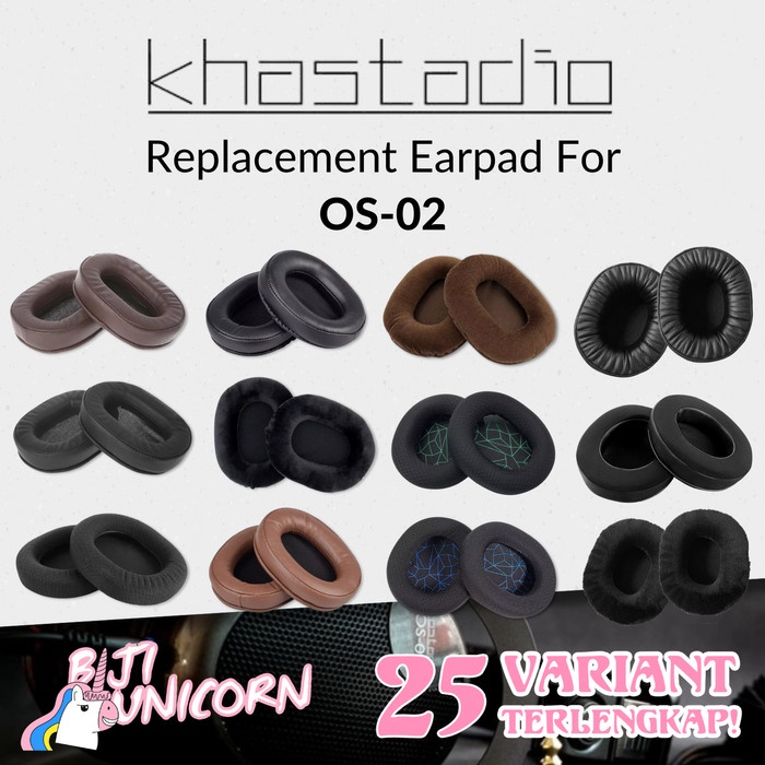 Earpad Earcup Ear Cushion Khastadio OS-02 OS 02 OS02 Foam Pad Bantalan