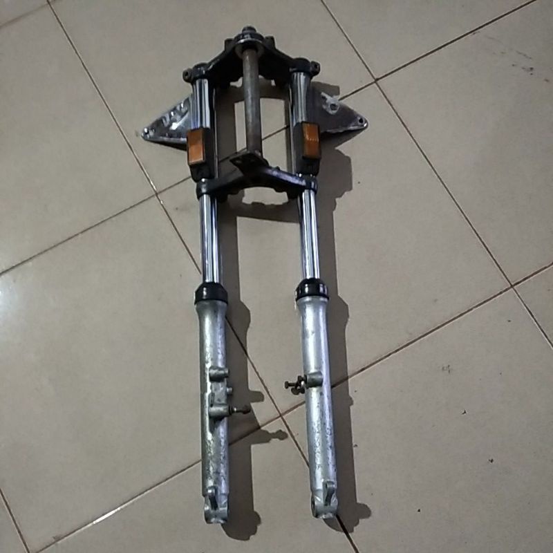 skok shok depan shockbeaker honda gl100/125 original second utuh