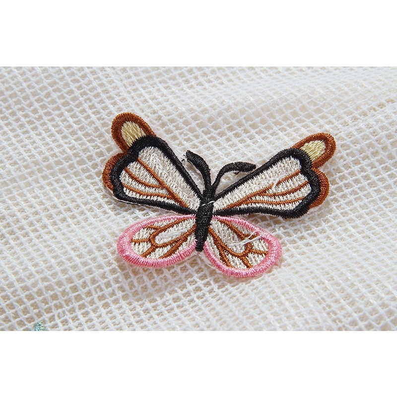 [Premium Series] 3D Embroidery Butterfly Flower Dress Import Premium