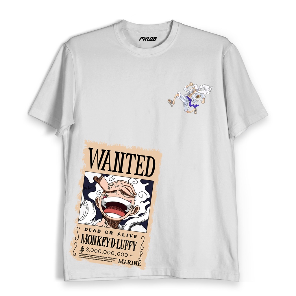 Tshirt kaos one piece - luffy nika