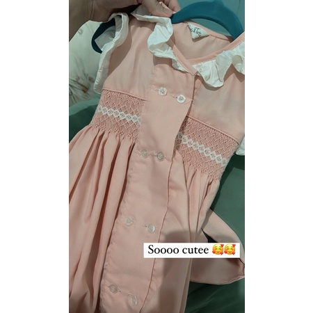 TYKES N TOTS PEACH ROMPER