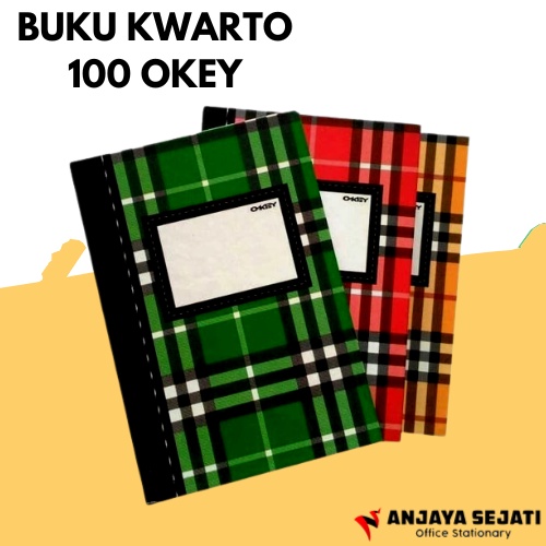 

Buku Kwarto / Quarto | Buku Hard Cover Kuarto 100 Okey | Perpack