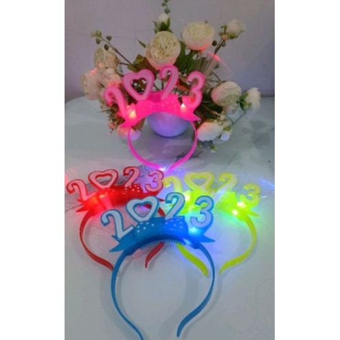 Aksesoris Tahun Baru Bando 2023 | BANDO LAMPU | BANDO LED | Bando Tahun Baru BANDO NEW YEAR