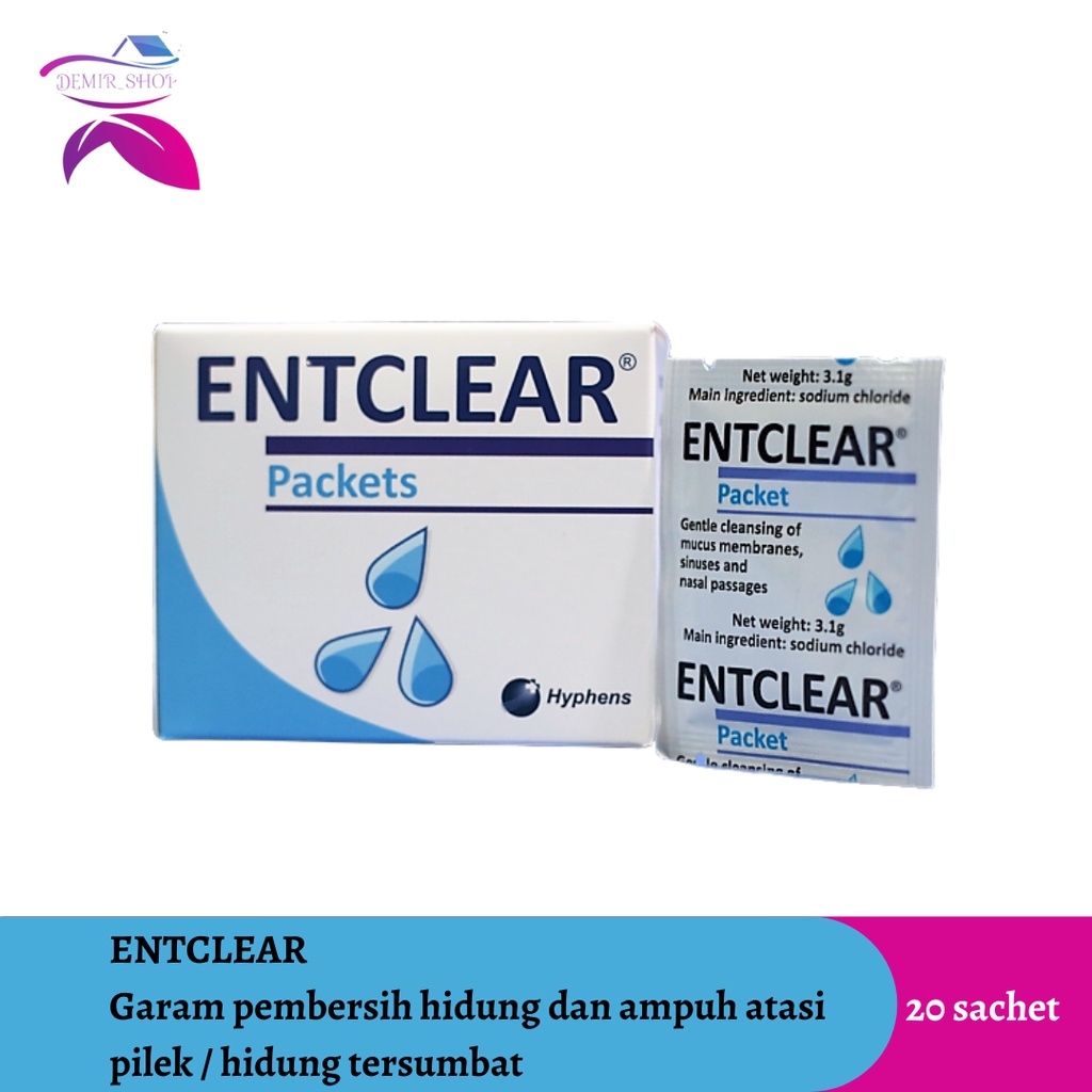 ENTCLEAR Packets / Garam Pencuci Hidung / Nasal Rinsing Salt