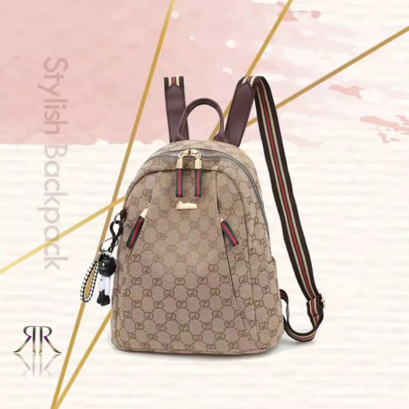 New Arrival_Tas Ransel Canvas Wanita_Backpack Kerja Kuliah_Tas Wanita