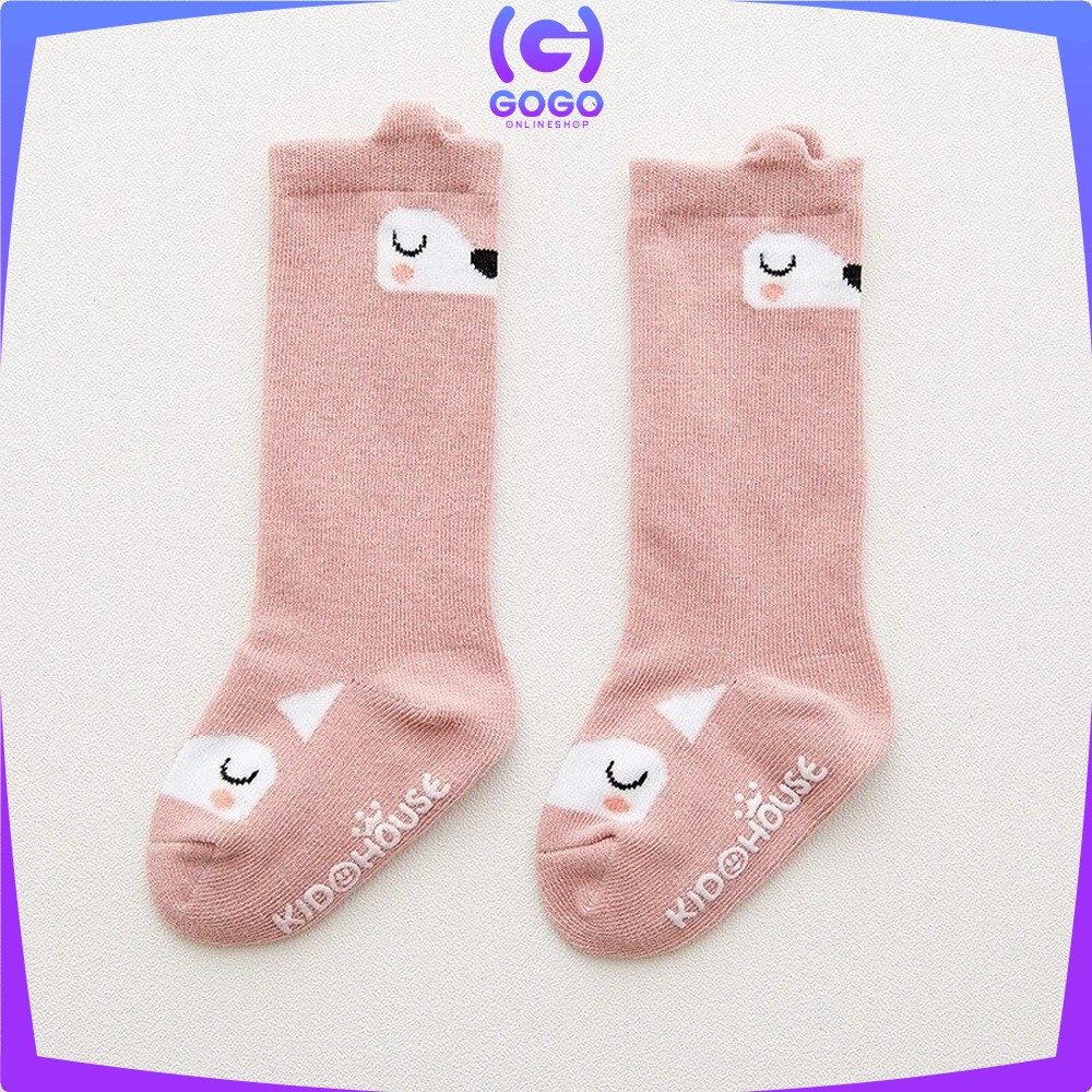 GOGO-P6 Kaos Kaki ANTI SLIP Anak Bayi Panjang Motif Lucu Kaus Kaki Fashion Korea Socks Import Murah