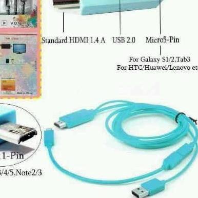 Kabel MHL To HDMI - Micro USB To HDMI