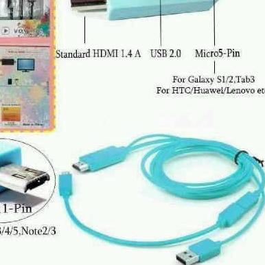 Jual Kabel Mhl To Hdmi Micro Usb To Hdmi Shopee Indonesia