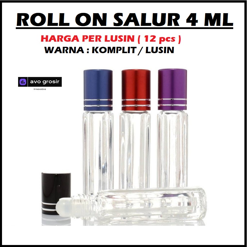 Botol Roll On Salur 4 ML rollan parfum aroma therapy tester