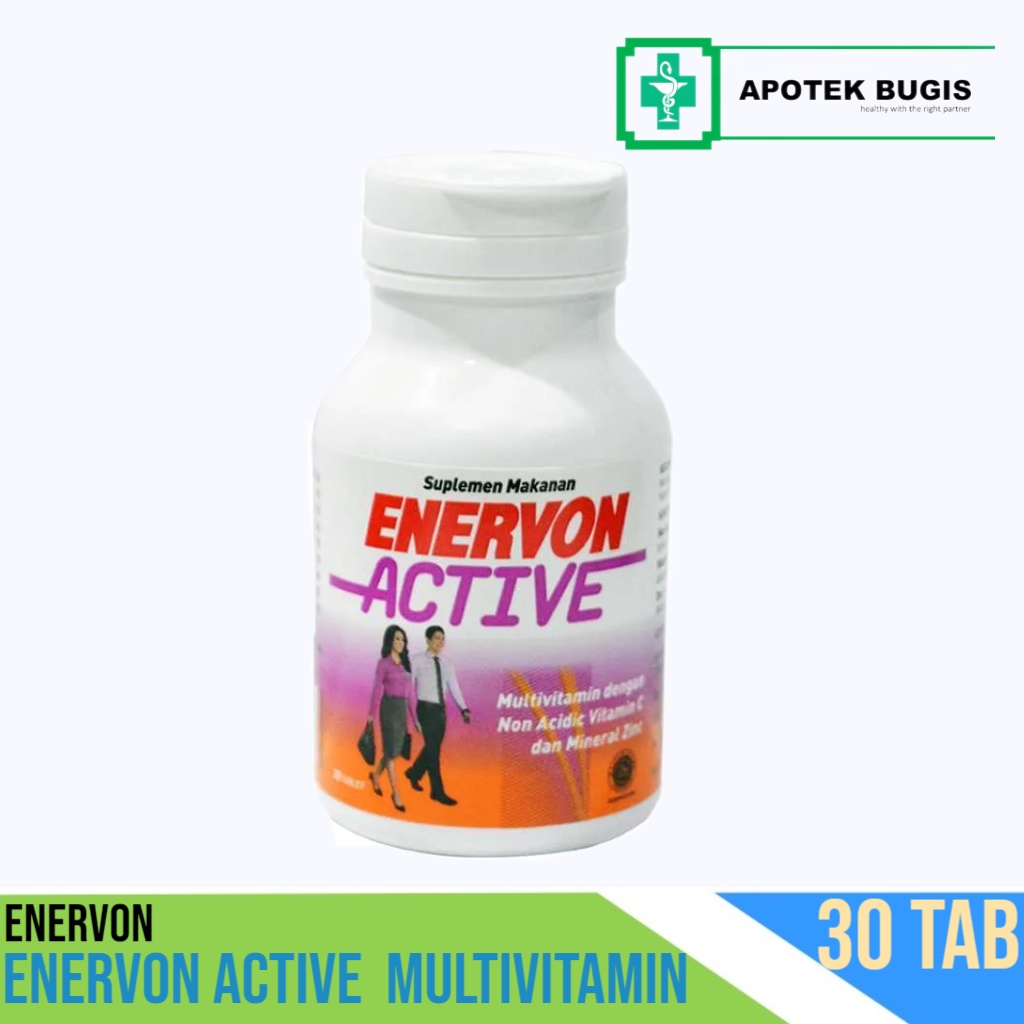 ENERVON Active - 30 Tablet Multivitamin Menjaga Daya Tahan Tubuh